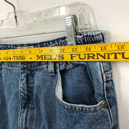 L.L. Bean Mom jeans High Waisted Mom Size 12 Tall Elastic Waist Tapered Leg