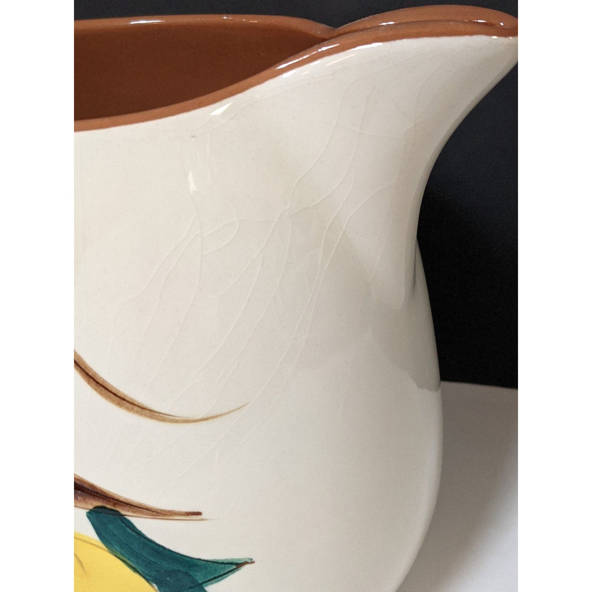 Stangl Pottery Blueberry Grapes Fruit IV Ceramic Jug