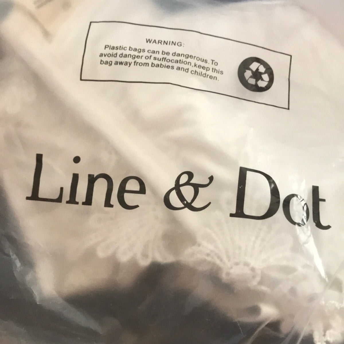 Line & Dot White Lacey Francoise Bralette Large Boho Top Perfect layering NEW