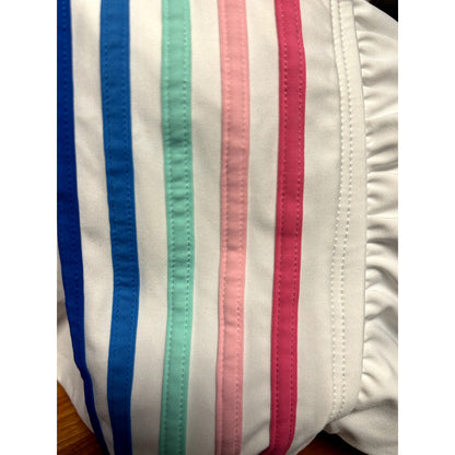 La Blanca NWT Spectrum White Cross Back One Piece Swimsuit Size 14