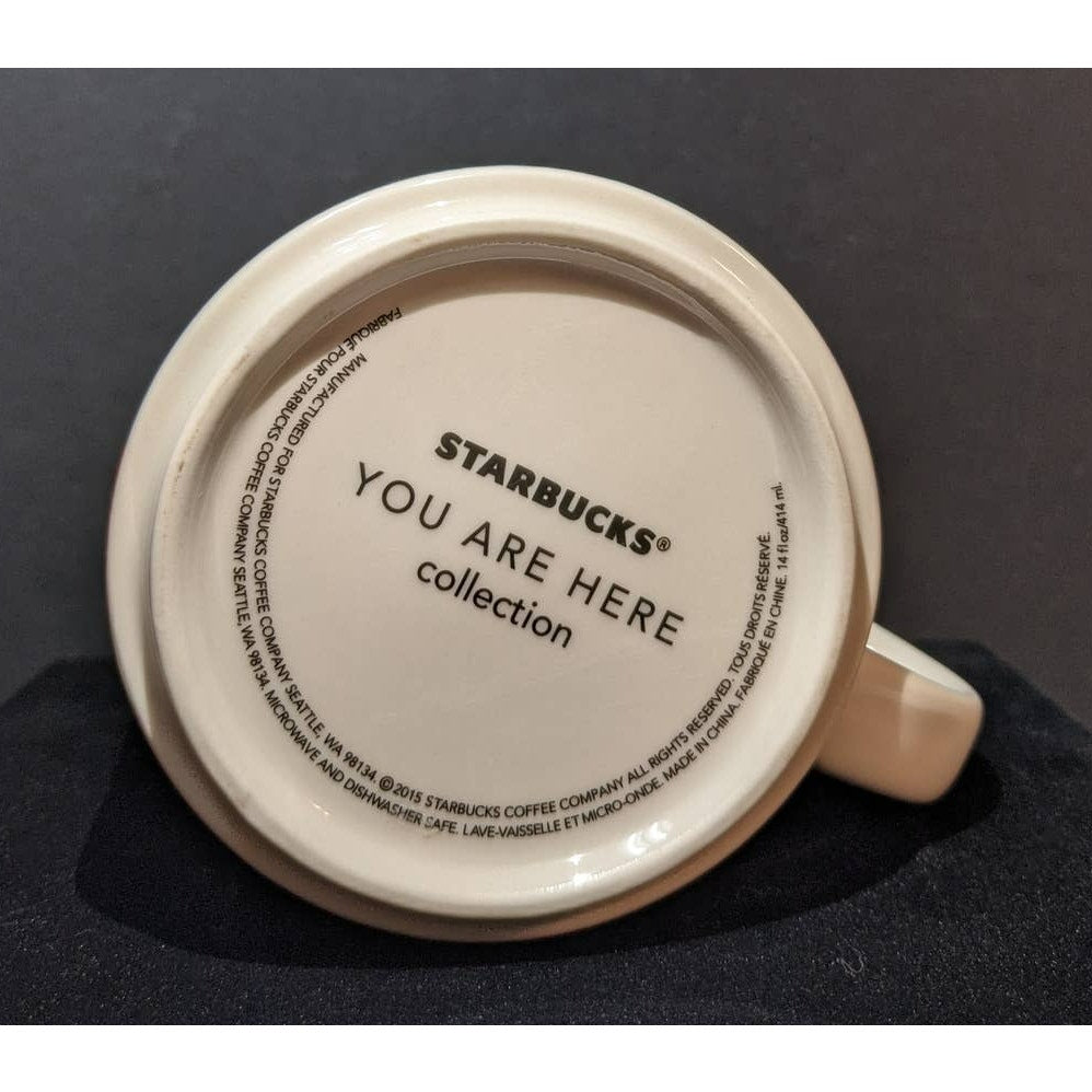 Starbucks Collectible Kansas City You Are Here Coffee Mug Kansas Missouri