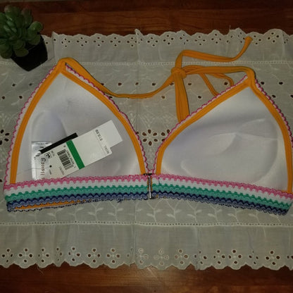 Hula Honey Junior's Smock and Roll Push-Up Bikini Size Large