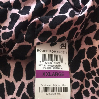 Alfani Leopard Print Long Sleeve Sheath Dress XXL animal NEW long sleeve career