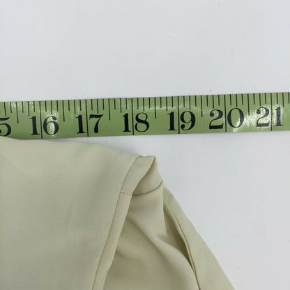 Judy Bond Vintage Light Green Button Up Shirt Long Sleeve Collar Top Blouse