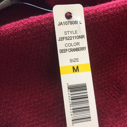 Joseph A Red Textured Open Cardigan Size Medium