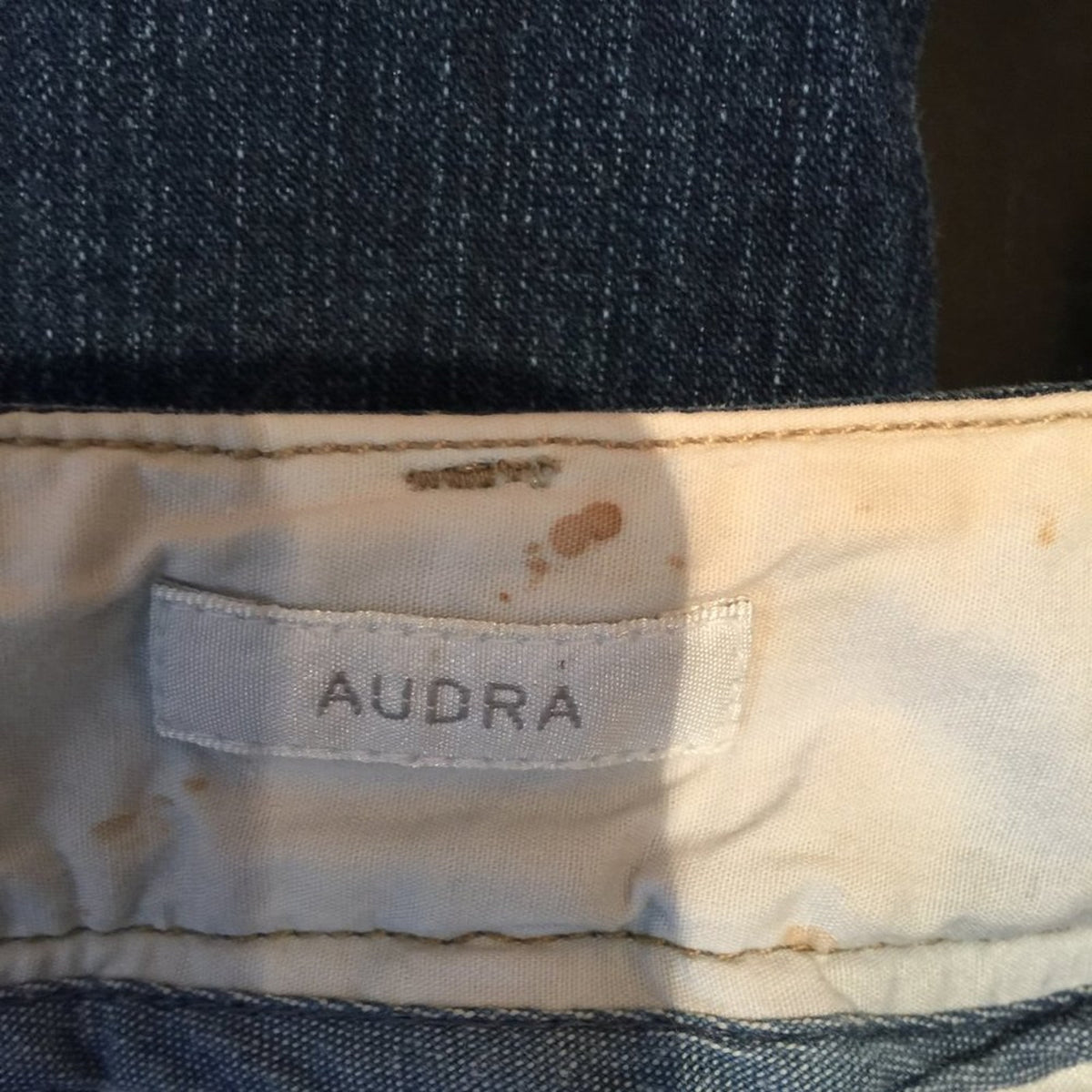Liz Claiborne Audra Bootcut Jeans Stretch Mid-Rise Dark Wash Denim Blue Size 10