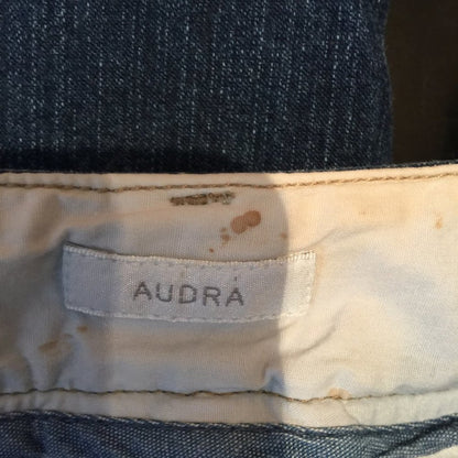 Liz Claiborne Audra Bootcut Jeans Stretch Mid-Rise Dark Wash Denim Blue Size 10
