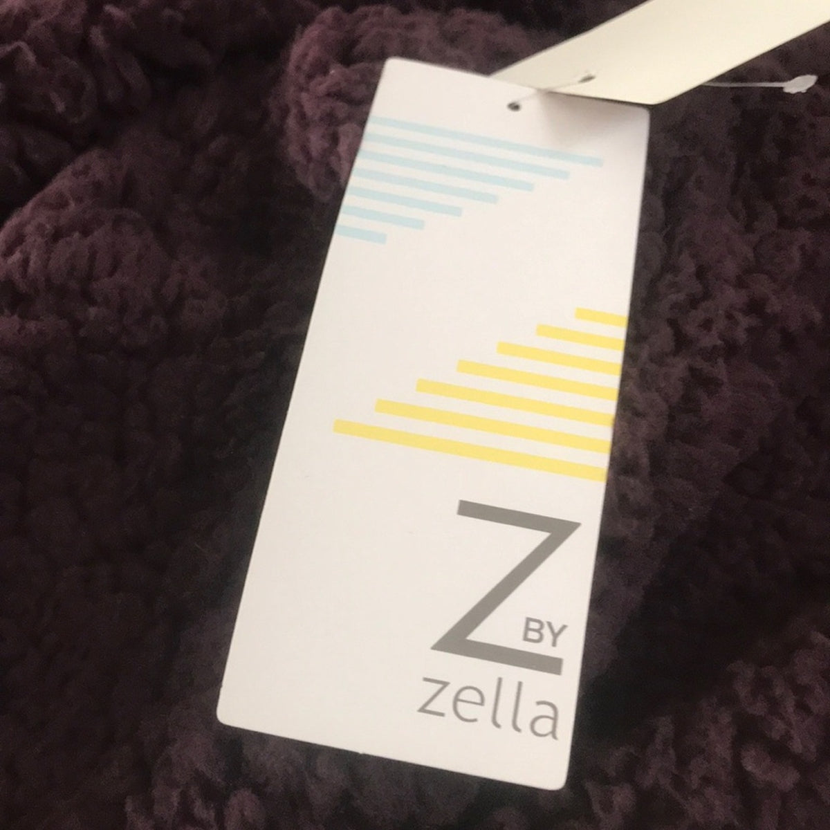 Z by Zella Sheila Fleece Hooded Purple Plum Size Medium winter