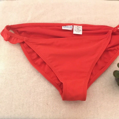 CALIFORNIA WAVES Swim Ruffle Side Hipster Bikini Size XLarge