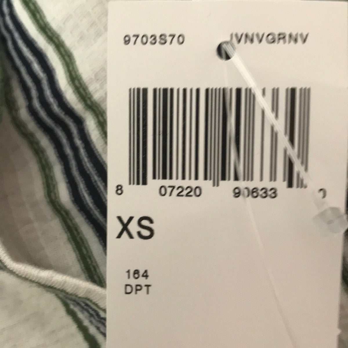 Max Studio Front Tie Stripe sprint T-Shirt Size XS