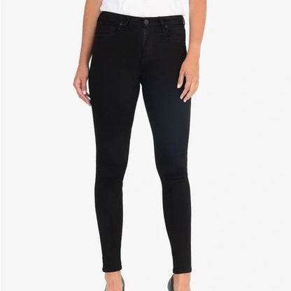 KUT From the Kloth Womens Jeans Size 00 Black NWT Mia High Rise Ankle Skinny XXS