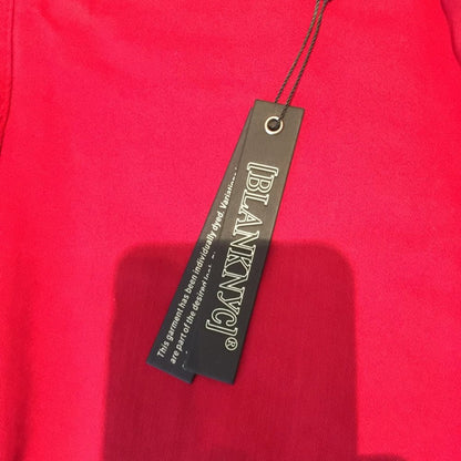 BlankNYC Super Skinny Jeans Ankle Length Stretch Mid Rise Denim Red Size 30