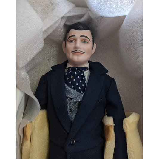Franklin Heirloom Dolls Vintage Rhett Butler 20" Porcelain Gone with the Wind