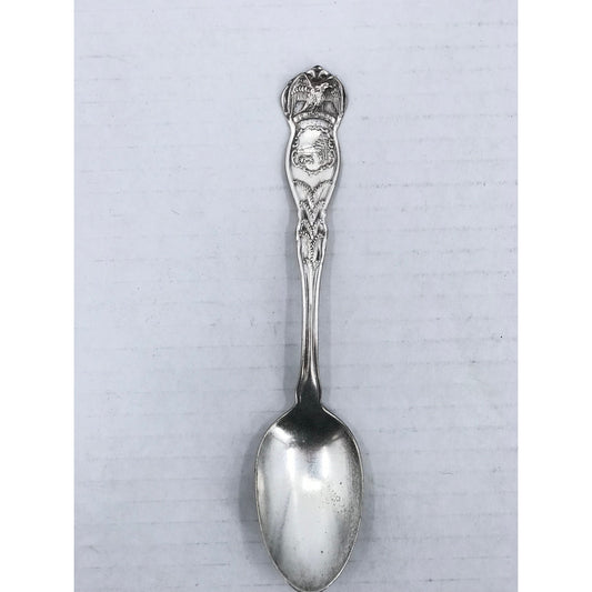Vintage Silver Spoon Souvenir Indiana State Emblem WM Rogers