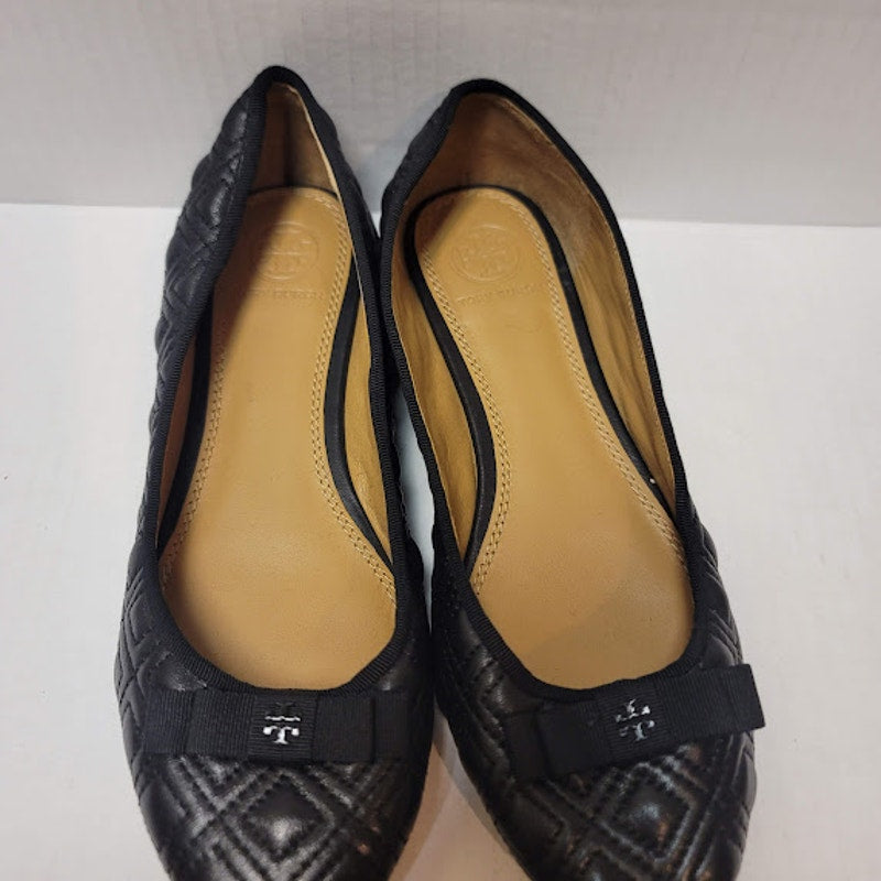 Tory Burch NEW Black Quilted Marion Ballet Flats Size 5.5 M