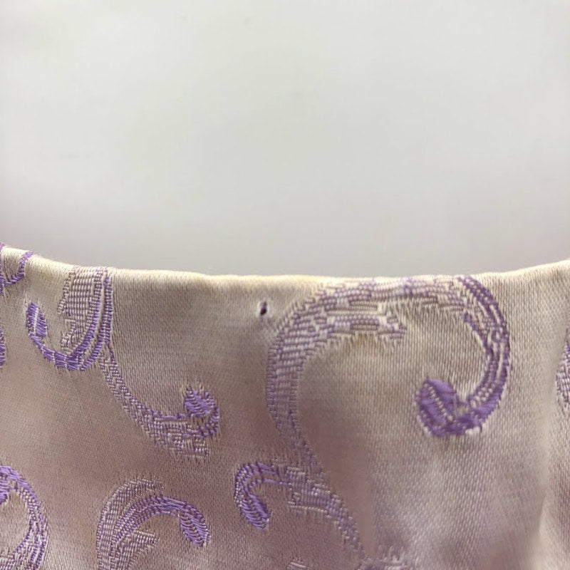 Vintage Purple dress Fit Flare Sateen Cold Shoulder Detail Sleeveless Line Small