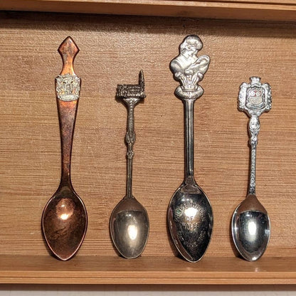 Vintage Spoons Lot 4 England Prince William Princess Diana Westminster Abbey