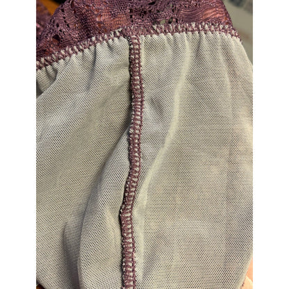Jessica Simpson NWT Plum Lace Bralette Plum Purple Size Large