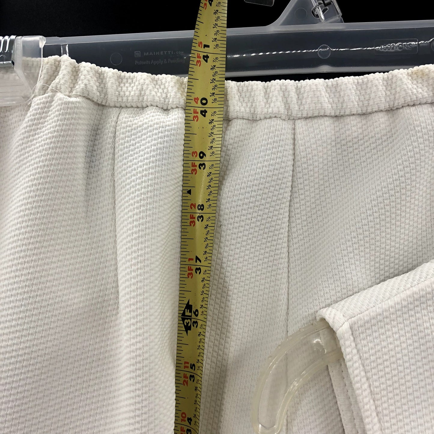 Act III Vintage White Polyester 3Piece Suit Pants Jacket Vest Combo Med/Large