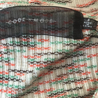 Code X Mode NWT Scoop Neck Multicolor Sweater size Small