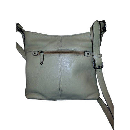 Vintage Tignanello purse Light Brown Lined Cross Body Bag Chain Pattern Interior