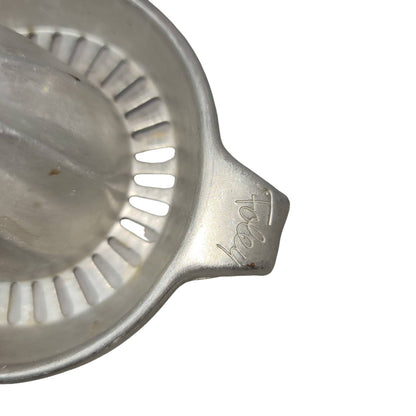 Vintage aluminum reamer  juice squeeze lemon made in USA handheld