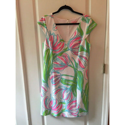 Lilly Pulitzer Ring the Bellboy Desiree Dress XL preowned Women's Shift