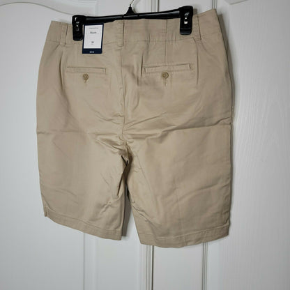 Charter Club Core Casual Shorts Belt Loops Pockets Sedona Dust Cotton Size 10