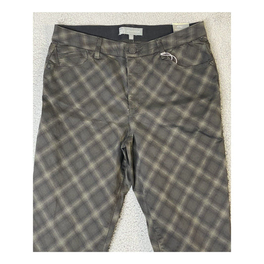 Wit & Wisdom Ab-Solution High Rise Ankle Skimmer Jeans Sz 0 in Brown Leopard NWT
