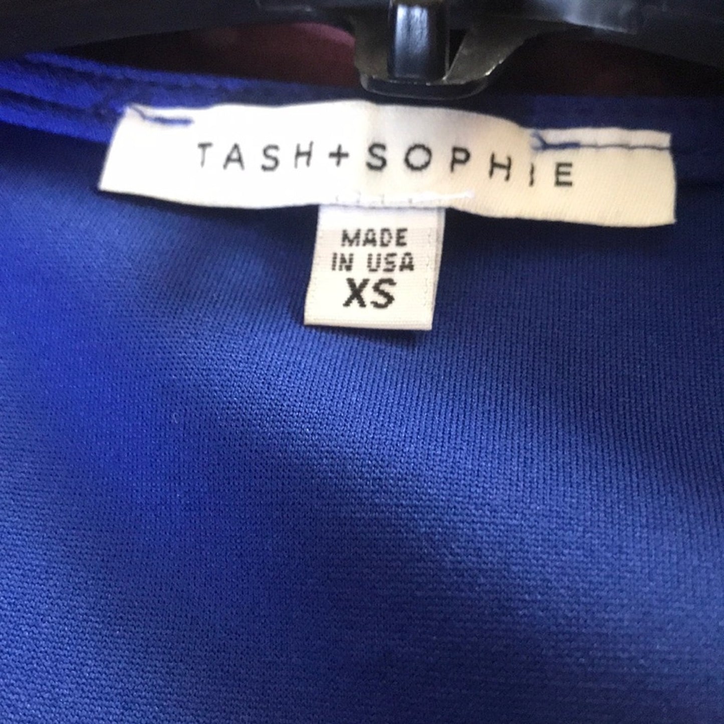 Tash + Sophie V Neck Fit & Flare Dress XSmall XS NEW Royal Blue