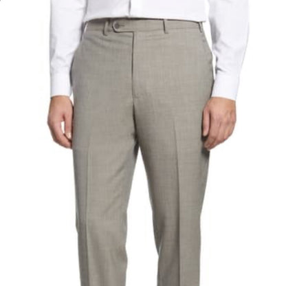 JWN NEW LINEN Torino Flat Front Dress Pants Size 32 x 37 Slacks Trousers