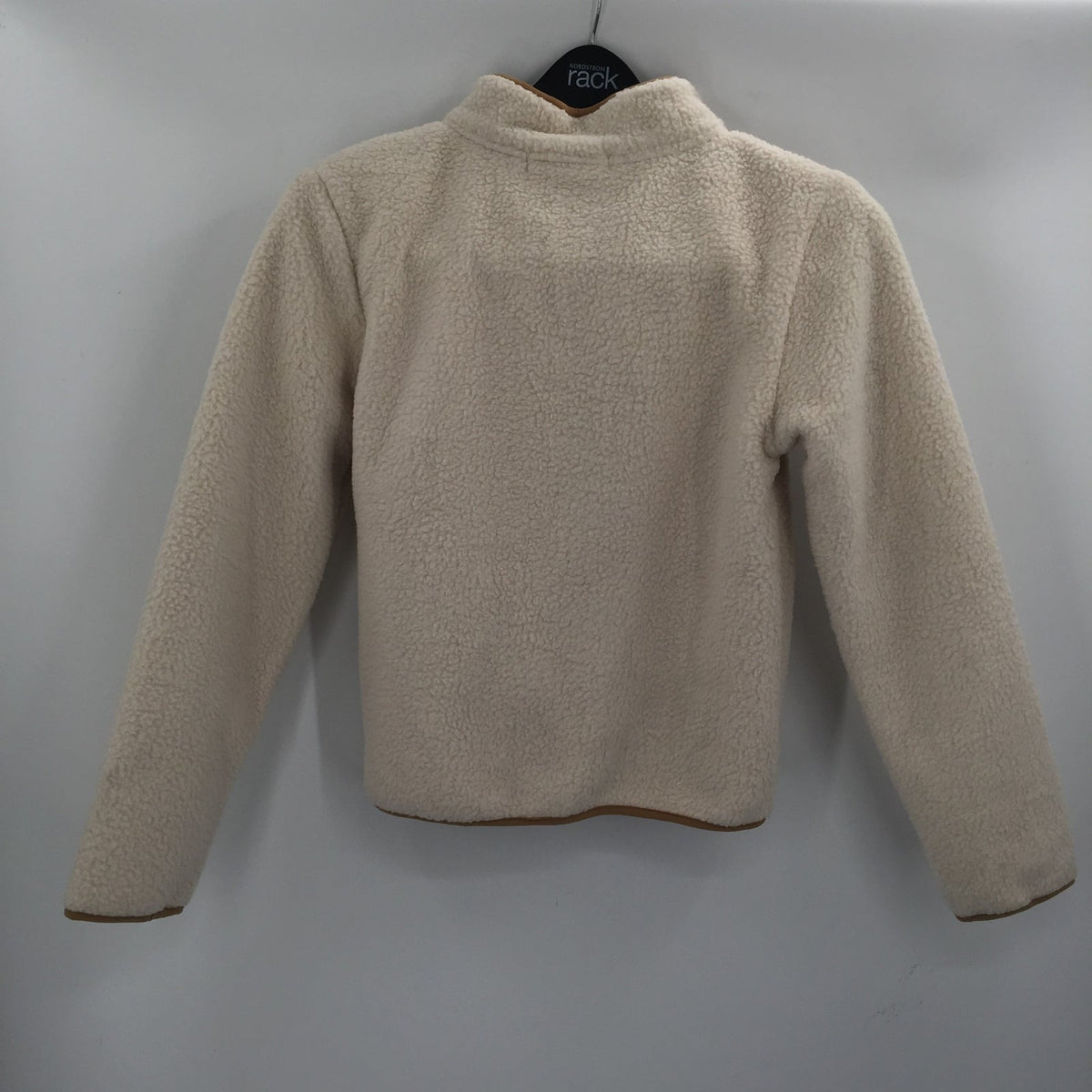 Row A Lyla Leopard Print Quarter Zip Pullover Sweatshirt Fleece Size Small