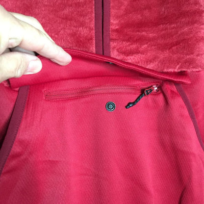 Adidas NWT Red Pullover Sweatshirt Long Sleeves Collared Medium