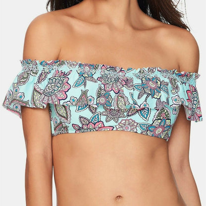 Vera Bradley Bikini Top Swimsuit Desert Floral Size Medium