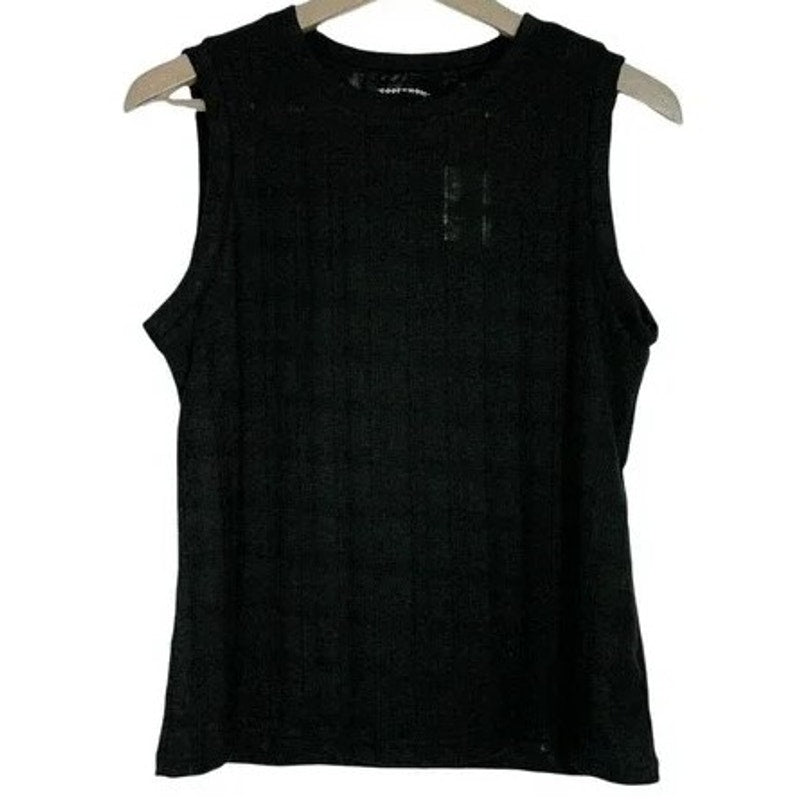 Code x Mode Sleeveless Pullover Top Size XL/Extra Large in Black NWT