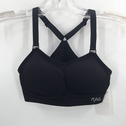 Ryka Sports Seamless Padded Bras Racerback Solid Black Size Small NWT