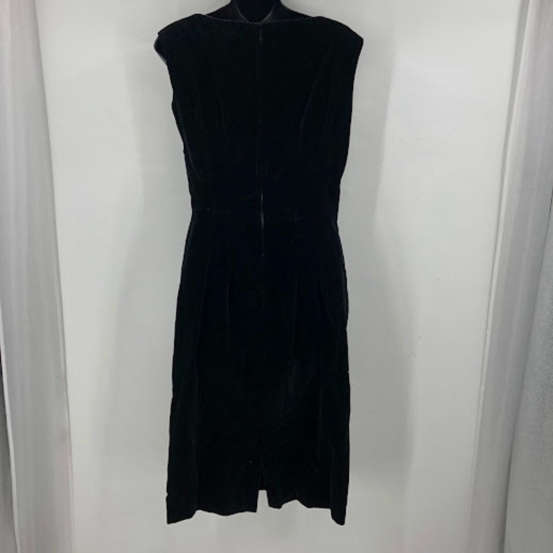 50s 2 pc set bolero jacket sleeveless dress Handmade VINTAGE small/medium velvet