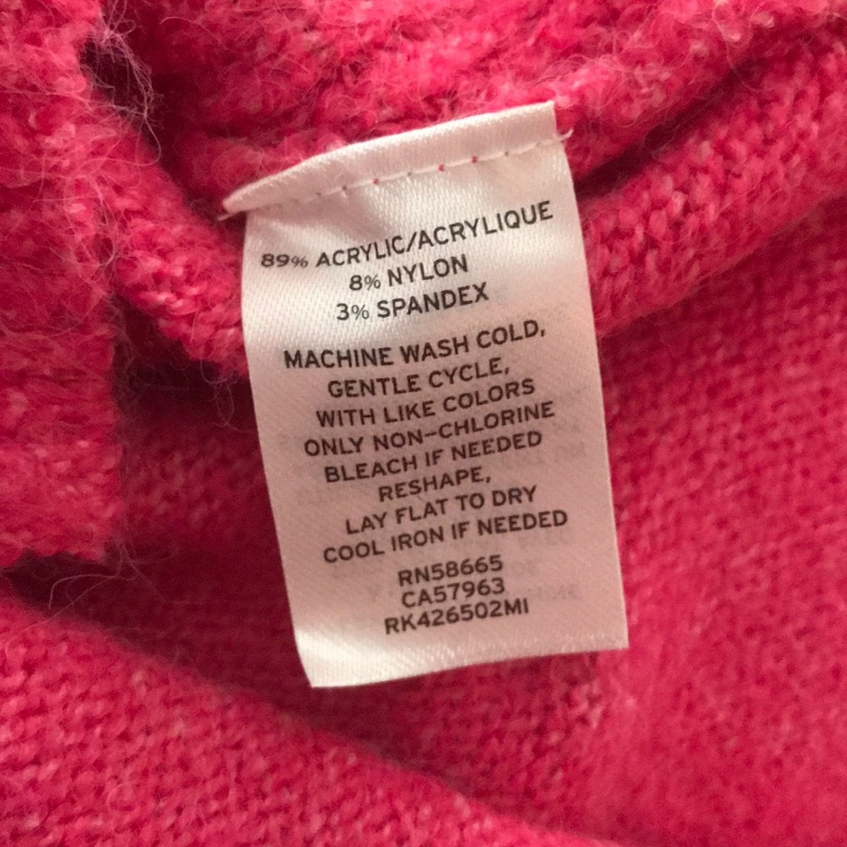 Abound NEW V-neck pink magenta tunic sweater size Extra small XS long sleeve