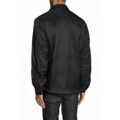 Original Weatherproof Vintage Zip Front Collar Nylon Lined Jacket Black X-Large