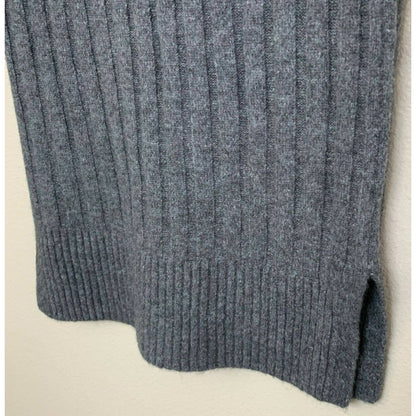 Halogen Women Skirt Large Gray Dark Heather NEW Knee Length Pencil Sweater Skirt
