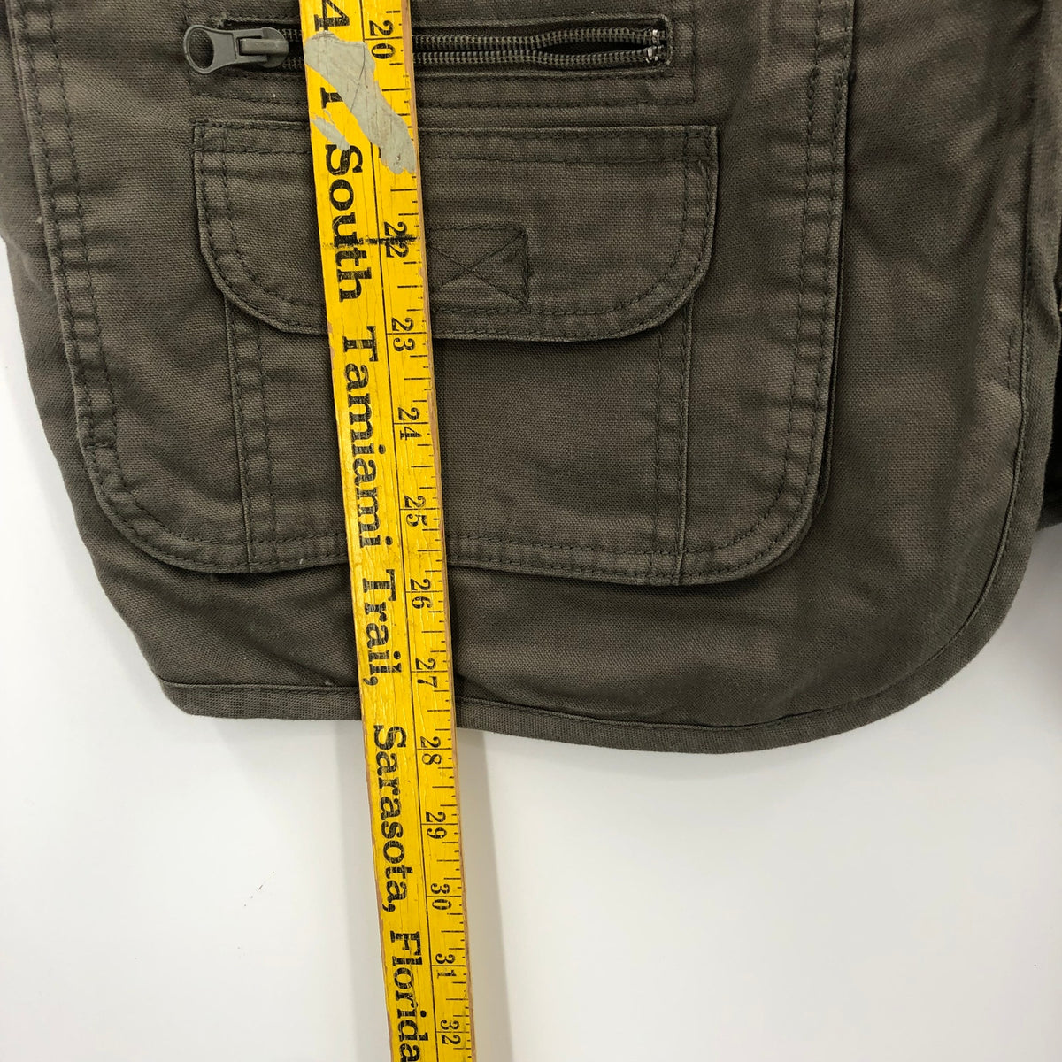 GUIDE GEAR Men's Full Zip Concealment, Photography, Shooting Vest Green Size L