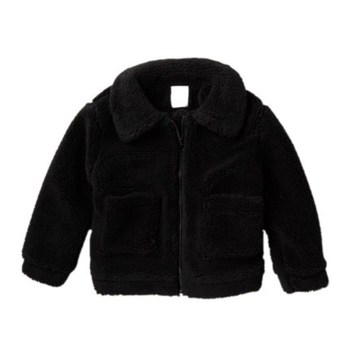 Elodie Wubby Faux Fur Zip Jacket Long Sleeves Size Medium