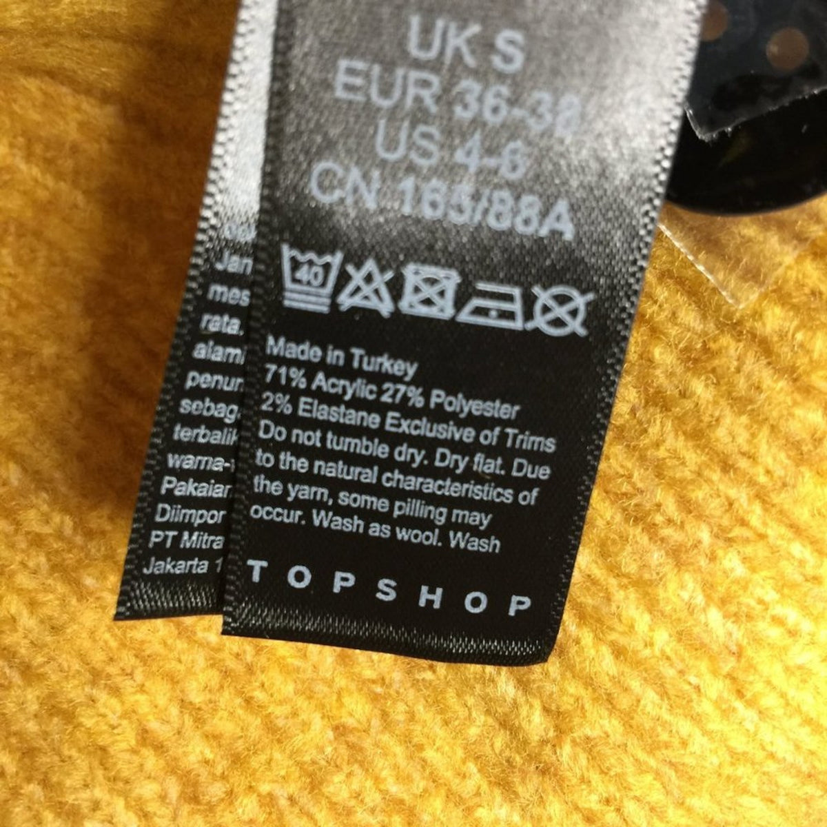 NWT TOPSHOP Button Front Knit Cardigan Sweater Size Large US 12