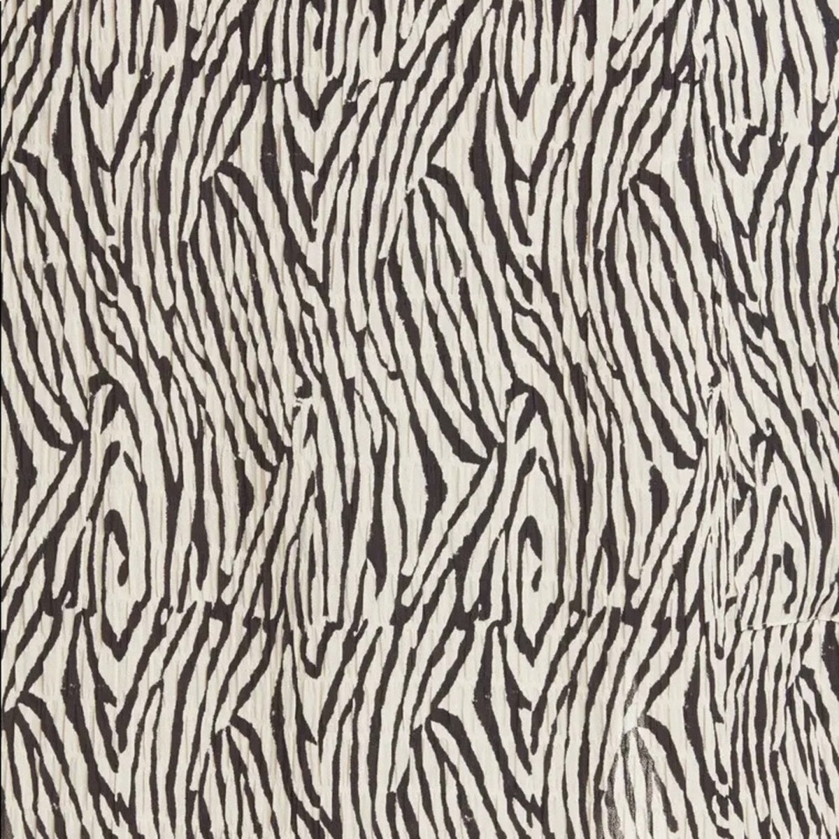 Nanushka Zebra Print Long Sleeve Shirtdress Size Small New midi buttons NO BELT