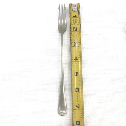 Nevada Silver D & A Flatware Pickle Fork Spiked Tines 7.5" long