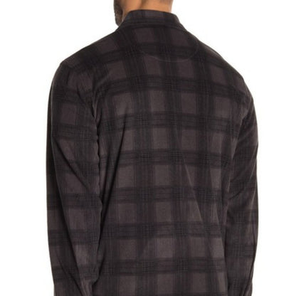 NWT Weatherproof Gray Plaid Shirt Jacket Long Sleeves Size Medium