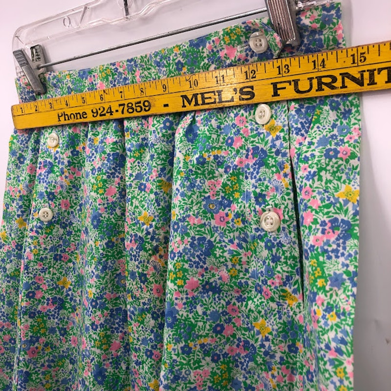 BT vintage skirt floral lightweight summer spring flowers Medium Fit Flare