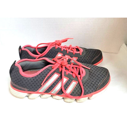 ADIDAS LIQUID 2 Womens 7.5 Lightweight Running SNEAKERS Gray & Pink