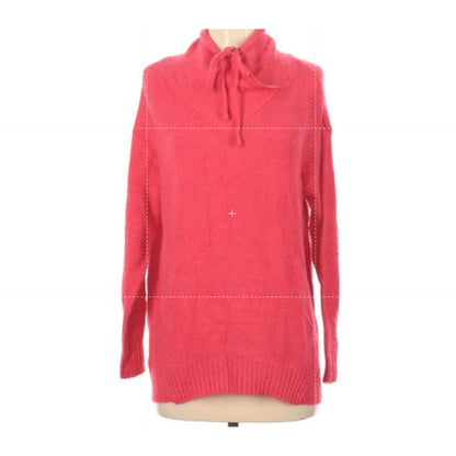Philosophy Republic Tie Neck Pullover Sweater Long Sleeve Red X-Small New