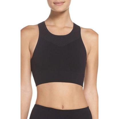 Nicole Miller Blue Cloud Racerback Sports Bra size medium padded